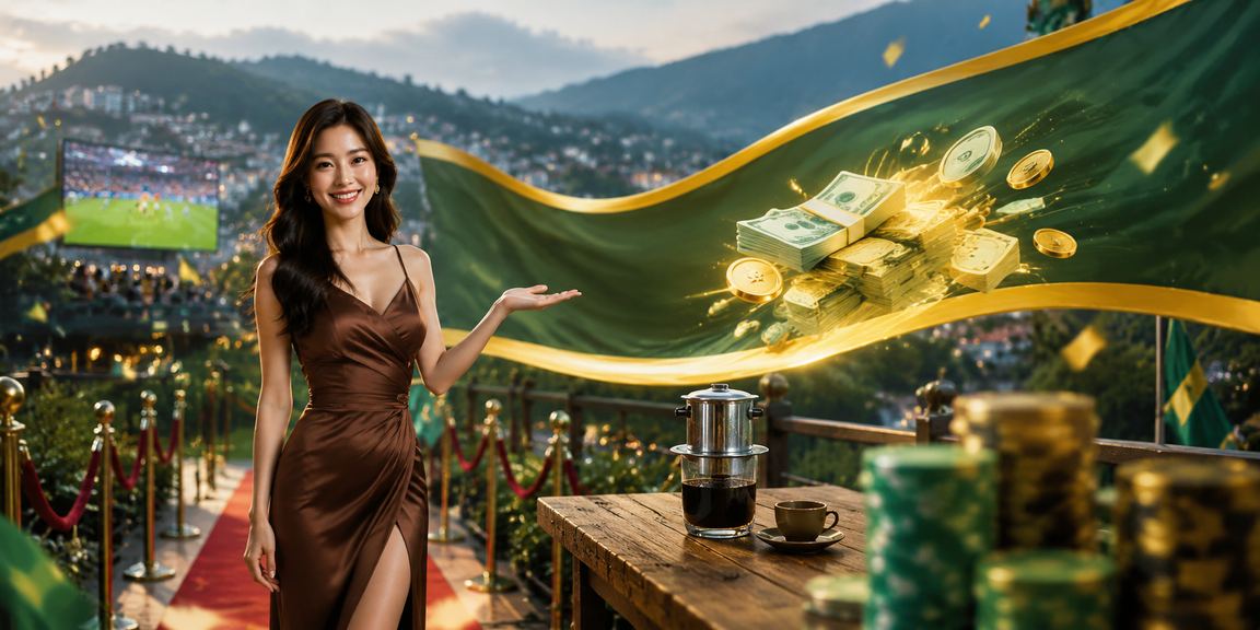 Người dùng kiểm tra số dư hoàn tiền trên điện thoại tại Sa Pa buổi sáng sớm